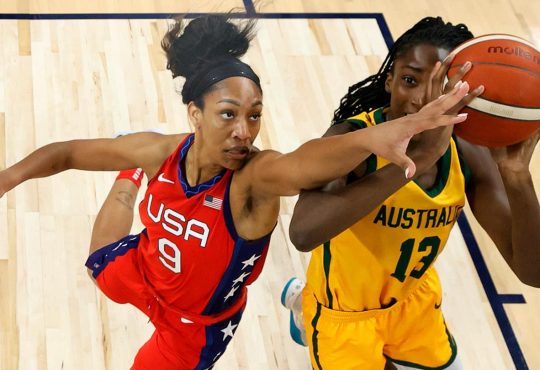 women’s basketball USA WNBA game action